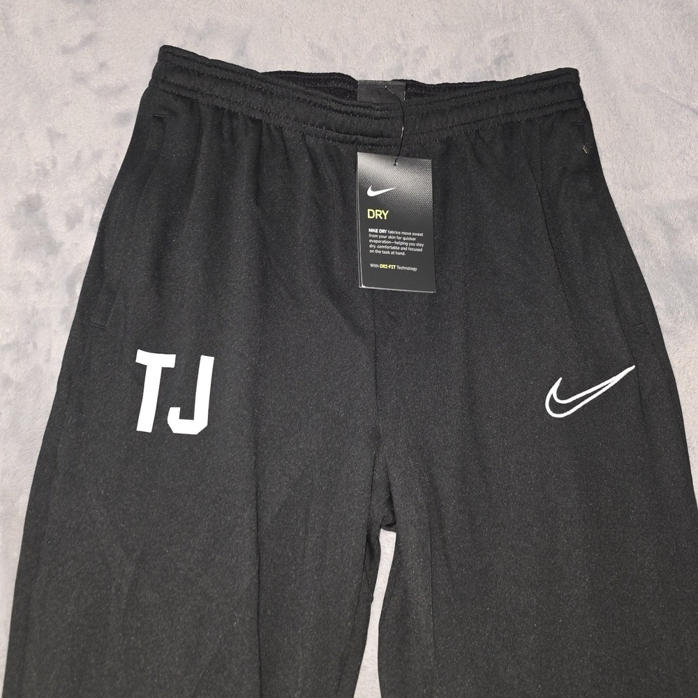 New Nike Youth Academy Knit Soccer Football Pants Black size Youth Unisex XL NWT